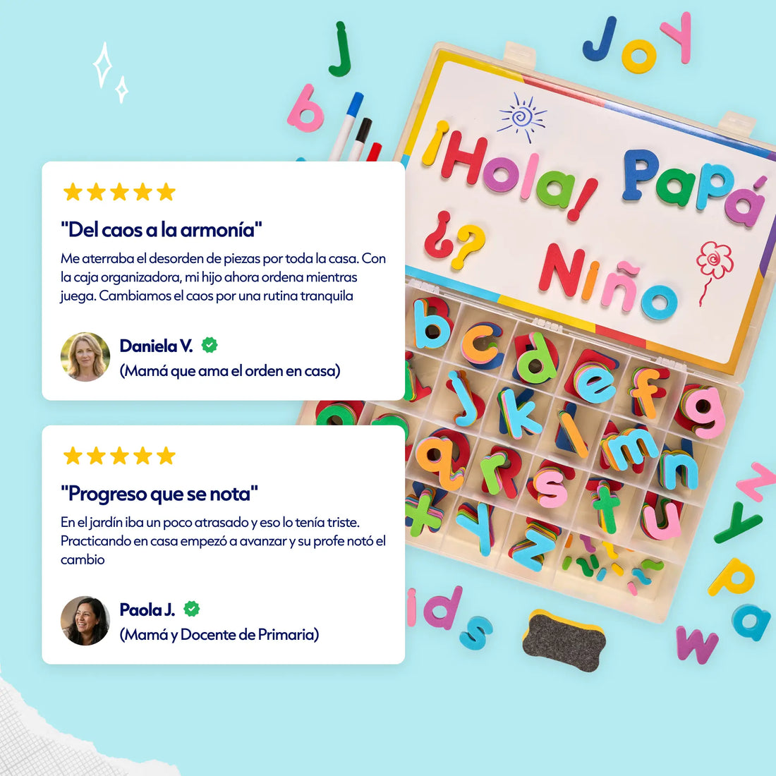Kit De Letras Magneticas Joy Kids