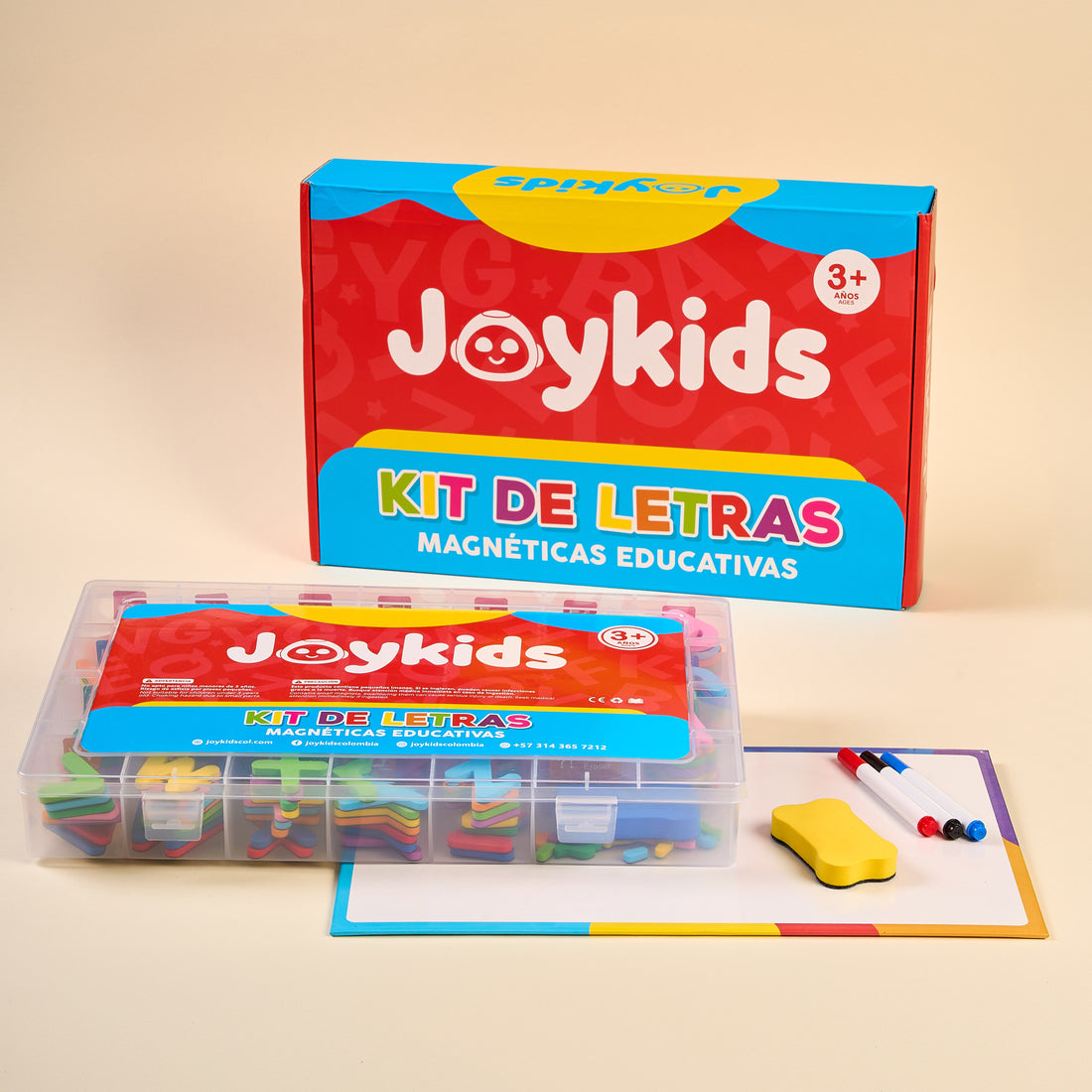 Kit De Letras Magneticas Joy Kids