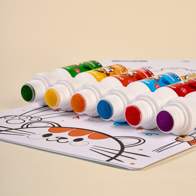 Kit De Marcadores De Puntos Lavables Joykids + 10 hojas + 123 imprimibles en PDF